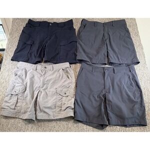 Lot of 4 Duluth Trading Nylon Shorts 36 Flex Dry On The Fly Relaxed Fit